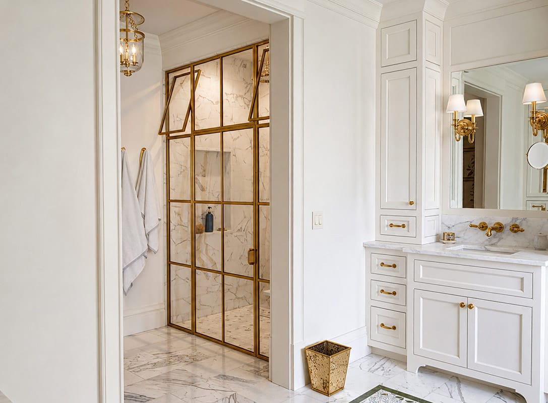 bronze mooi shower