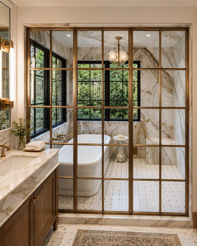 bronze mooi shower