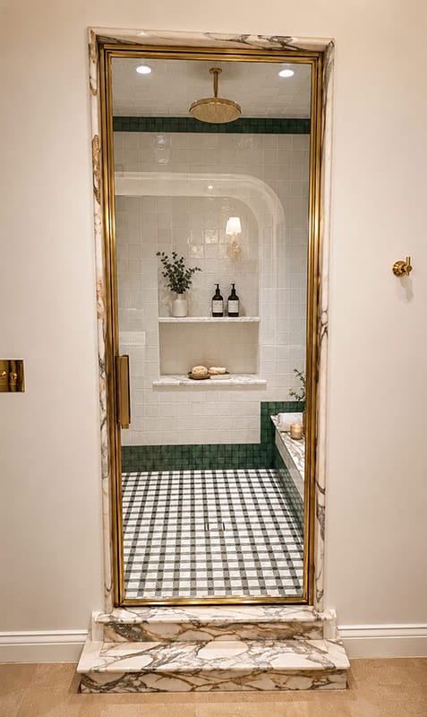 bronze mooi shower